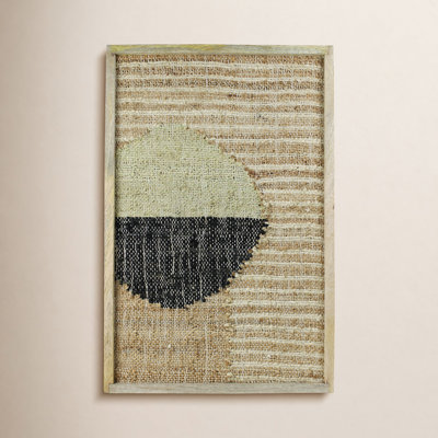 Off Center Circle Dimensional Wall Art