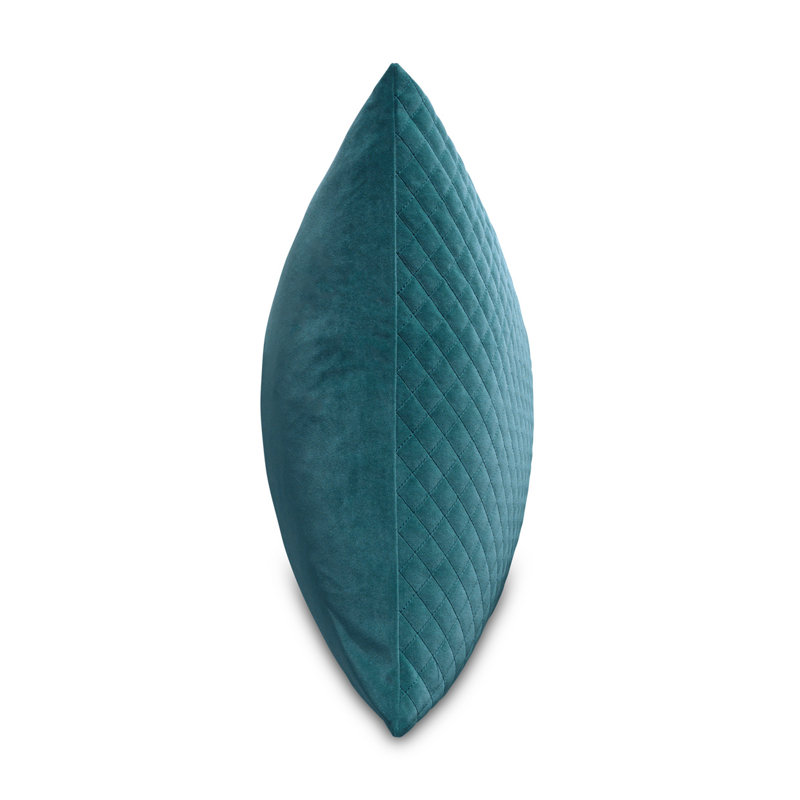 Gemma Velvet Square Pillow Cover & Insert, Juniper
