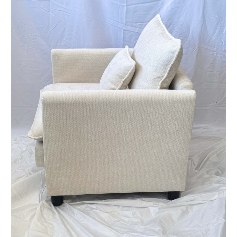 Chaise de salon moderne, Beige