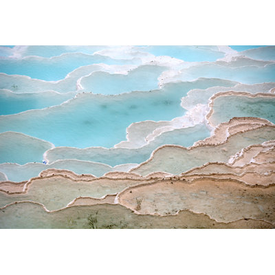Travertine Pools And Terraces In Pamukkale by Wjarek - Wrapped Canvas Print