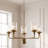 Colton Glass and Steel Dimmable Chandelier-1847218172-1868140835