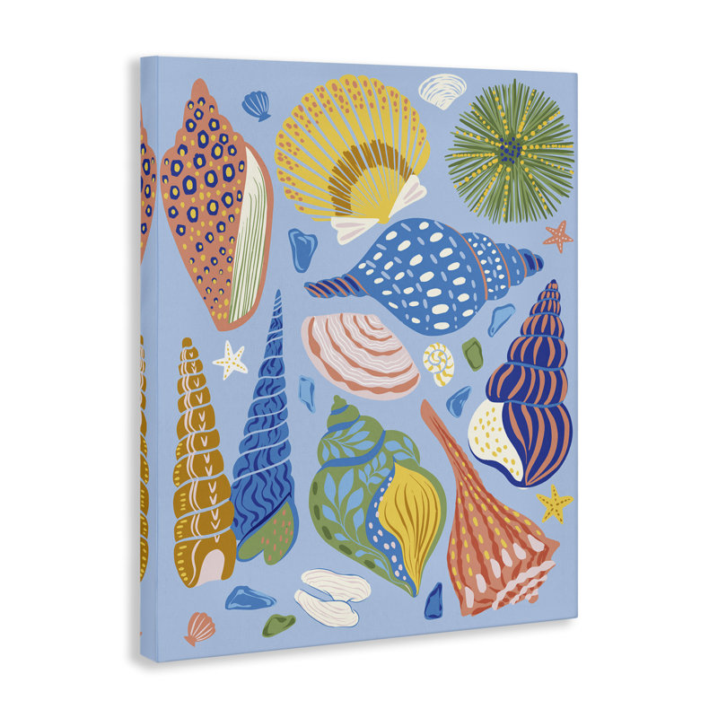 «Summer Fun Seashells» par Arrolynn Weiderhold, H 20 po x l 16 po