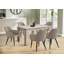 Table de salle à manger, rectangulaire, 60 po, cuisine, salle à manger, stratifié beige-1153428674