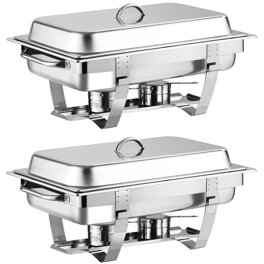 Shayne Stainless Steel Rectangle Chafing Dish The Party Aisle™