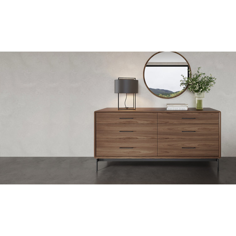 LINQ 9186 Wide 6-Drawer Modern Dresser