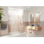 Stellar 69.75 in. x 78 in. Fully Frameless 3 Panel Inline Hinge Shower Door-494859569