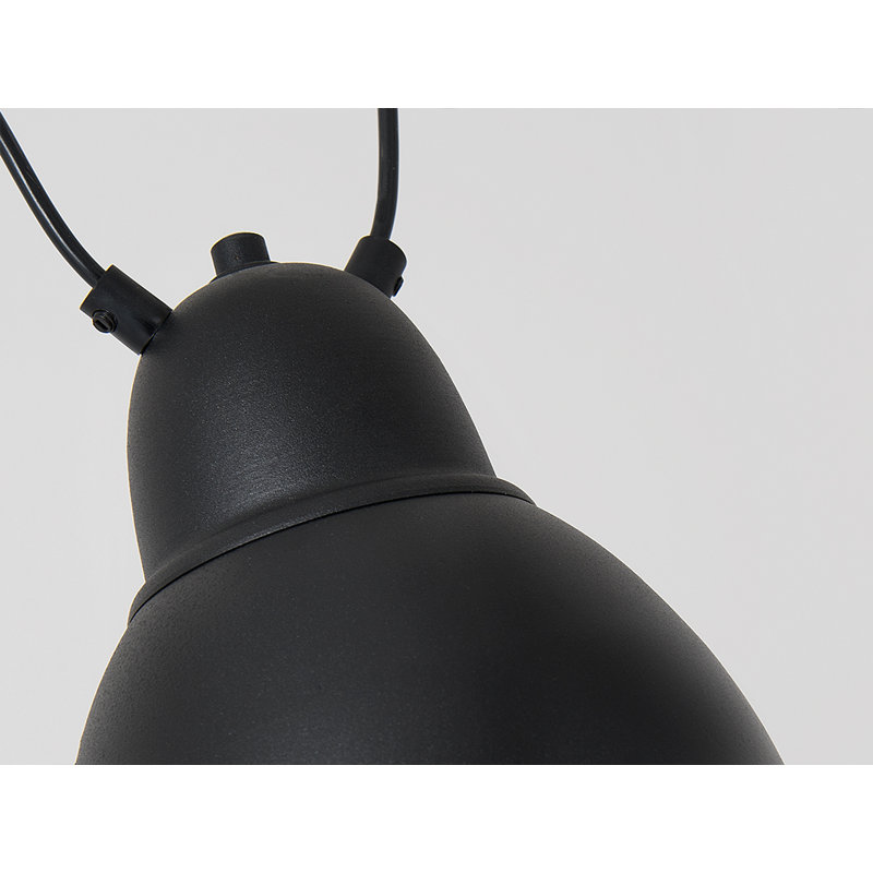 Culpeper 2 - Light Bell Pendant, Black