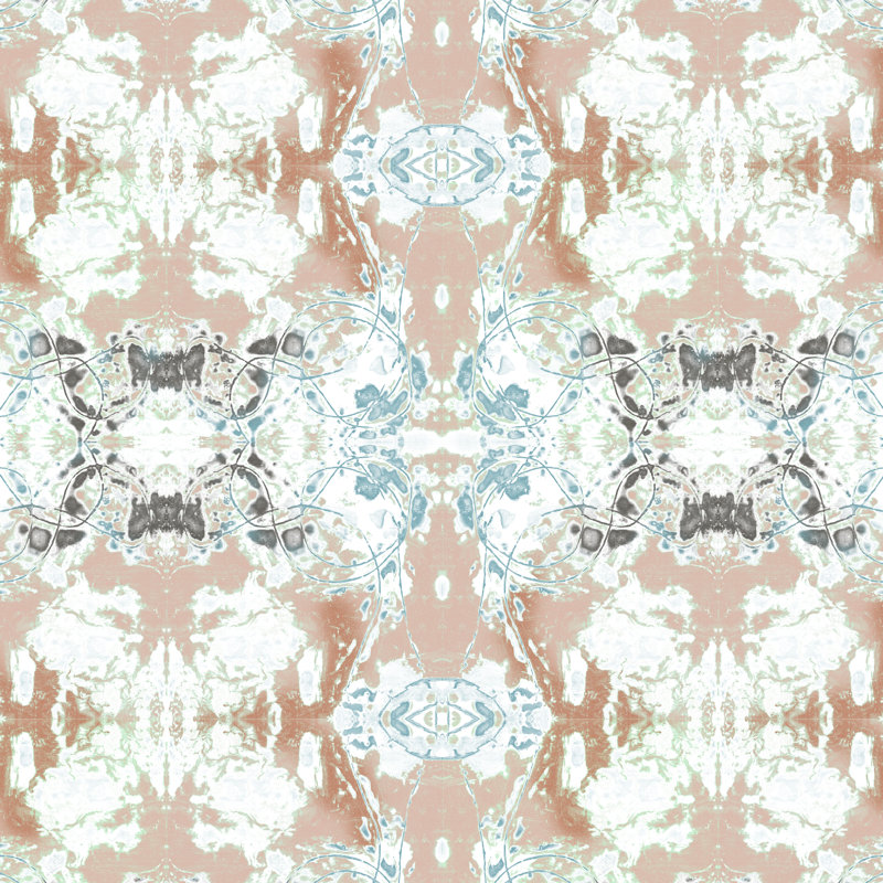 Pretty Mirror III by Jennifer Goldberger - Wrapped Canvas Painting, 122cm H x 122cm W
