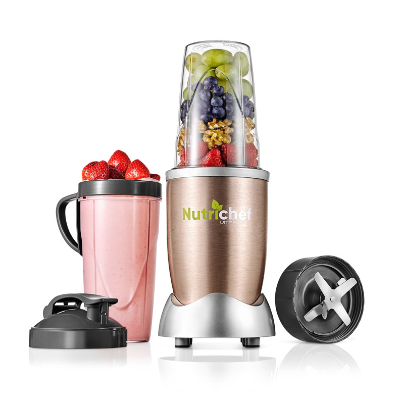 Mélangeur personnel NutriChef Professional Home Kitchen, Or