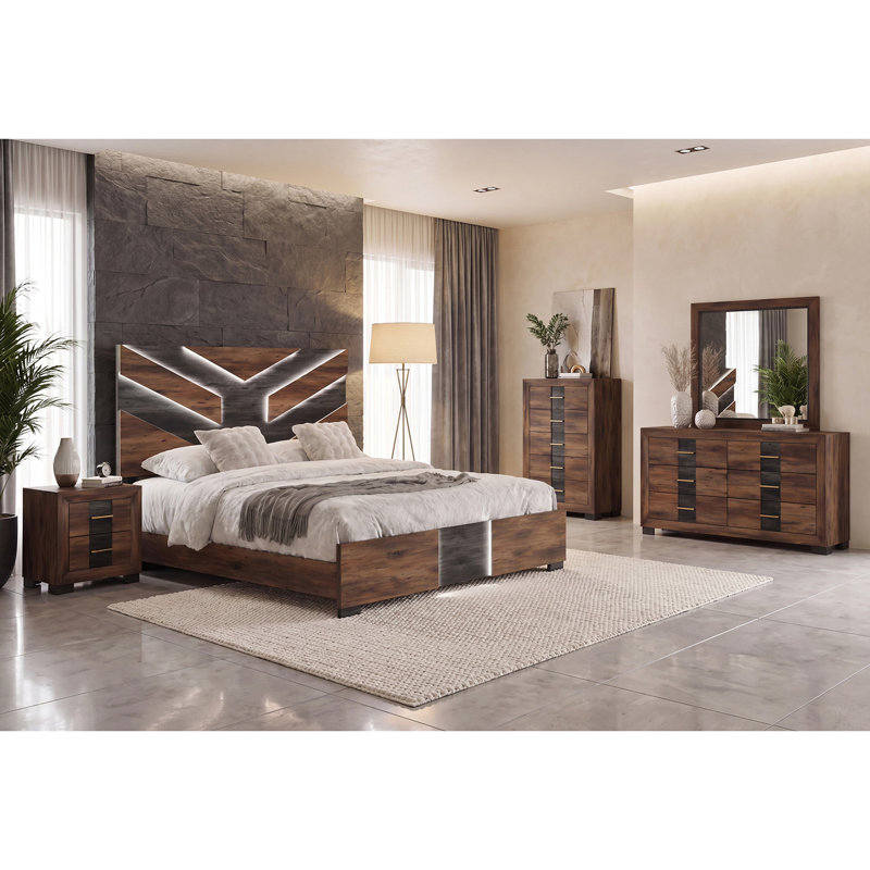 Commode brun foncé