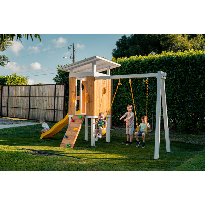 Avenlur Swing Set with Swing(s) , 1 Slide(s)