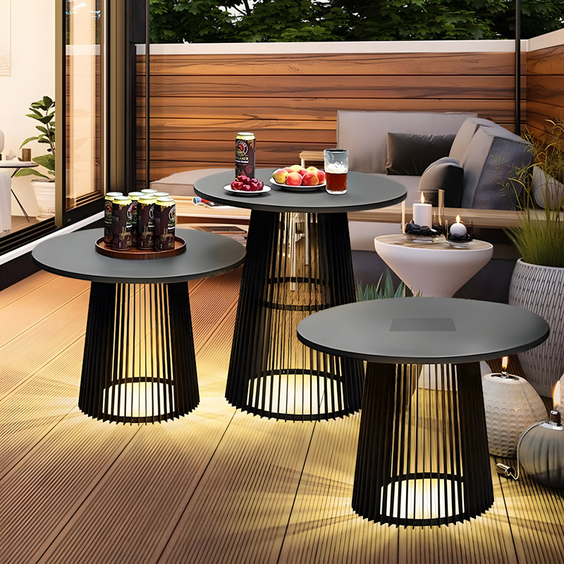 Integrated Led Floor Lamp End Table