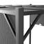 Canyla 3m x 3m Metal Pergola