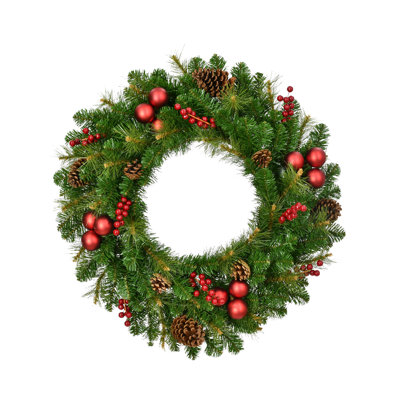 Homestead Newberry Pine Faux Wreath