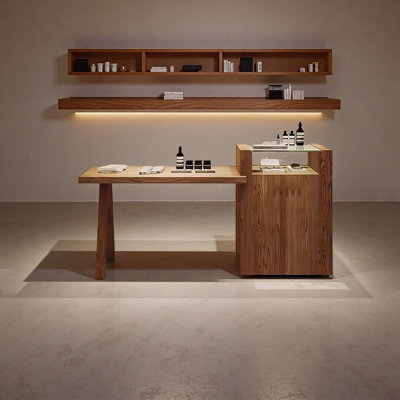 Multifunctional clothing store display cabinet