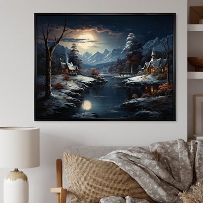 " Winter Landscape Silent Night I "