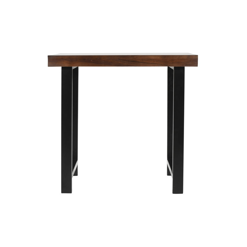 Carelle Solid Wood Top End Table