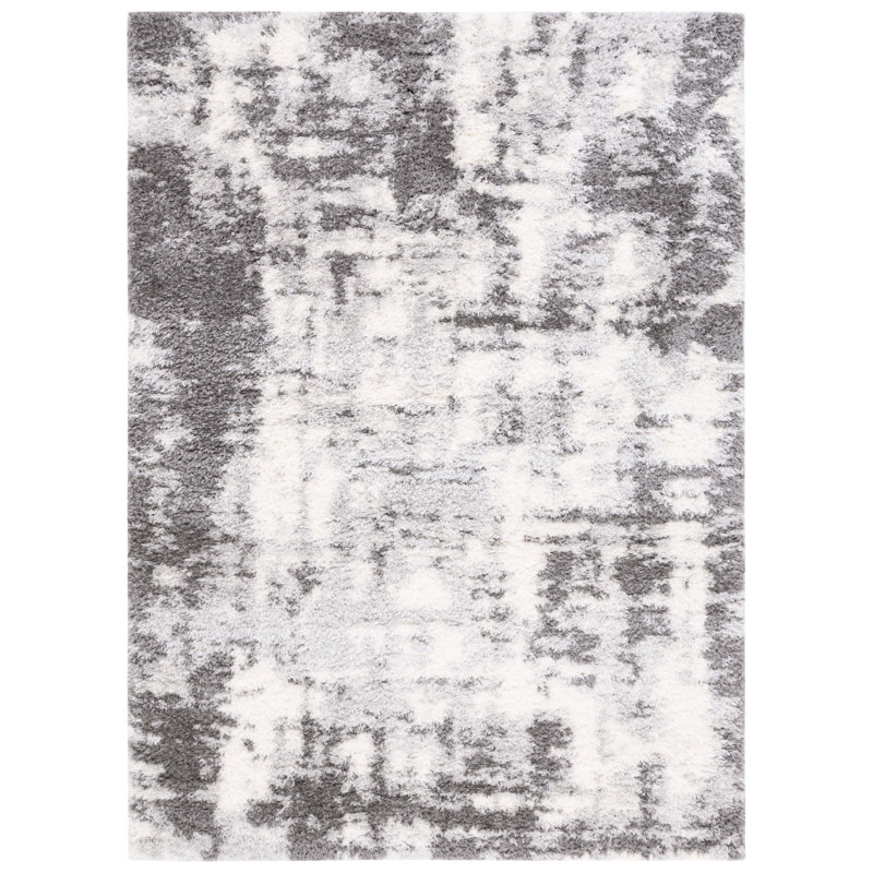 Lindsay Shag Performance Abstract Rug, Runner 2'2" x 8'