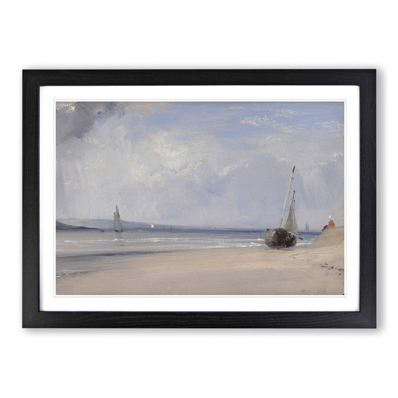 Richard Bonington - Single Picture Frame Painting, Black