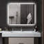 Miroir de salle de bain à DEL avec lumières, miroir à DEL rétroéclairé pour salle de bain avec antibuée, mémoire et température de couleur infinie, miroir de meuble-lavabo mural à intensité variable, placement horizontal / vertical-1850591480