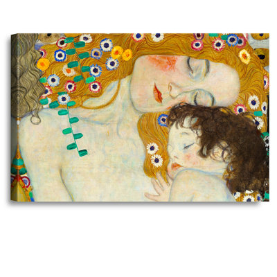 The Three Ages of Woman Detail 1905 Canvas Art Print by Gustav Klimt The World Classic Art Reproductions, Giclee Canvas Prints Wall Art for Home Decor