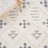 Azaruddin Hand Tufted Wool/Cotton Geometric Rug in Ivory/Black-2105240297