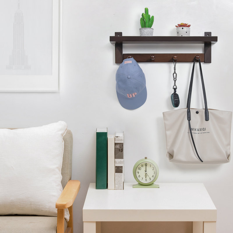 Wall Mounted Coat Rack With Storage