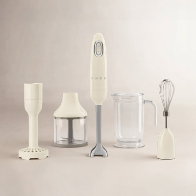SMEG 50's Retro Style Hand Blender with accessories
