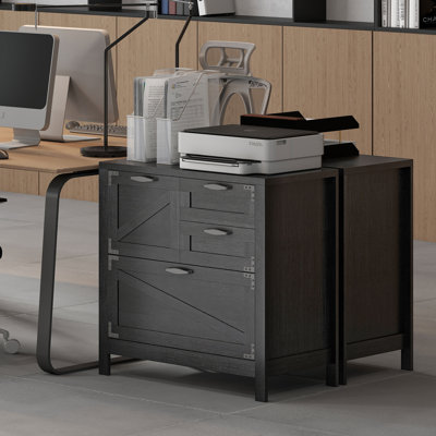 4 Drawer File Cabinet Filing Cabinet for Letter/A4/Legal Files