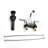 Centerset Faucet 2-handle Bathroom Vanity Faucet with Drain Assembly-90623721