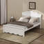 Platform Bed With Flower Shape Headboard-125980805