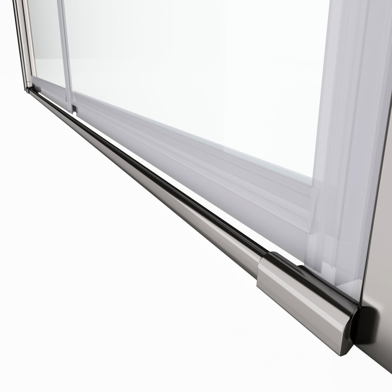 Universal Pivot 1/4" Tempered Glass Shower Door - 1 3/8" Adjustable, 36000 Times Examined Open/Close Characteristic, Smooth Pivot, Leak, , Aluminium Alloy With Checked Open/Close, Operation, Item