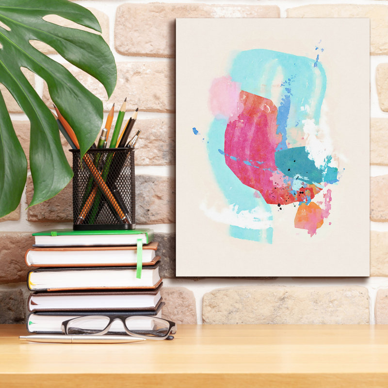 «Glitter No 1» par Suzanne Nicoll, art mural sur toile, H 16 po x l 12 po x P 0,75 po