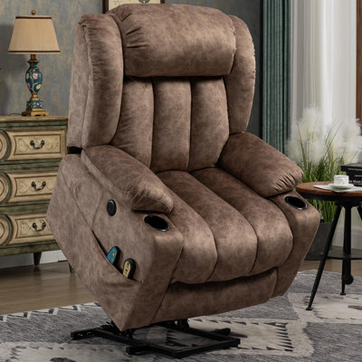 Fauteuil inclinable électrique lève-personne rembourré