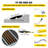 VEVOR Plastic 48.5'' L Threshold Ramp