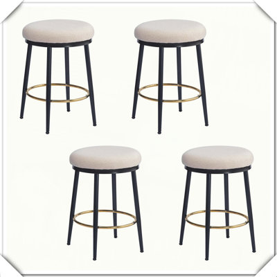 Ensemble de 4 tabourets de comptoir modernes