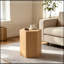 Table d'appoint hexagonale avec base robuste
