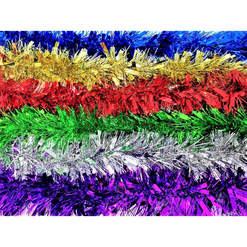 Polyvinyl Chloride (PVC) 9.96cm Tinsel