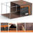 Storage Sorbus Small Storage Box Foldable with Window & Handles-2086718379