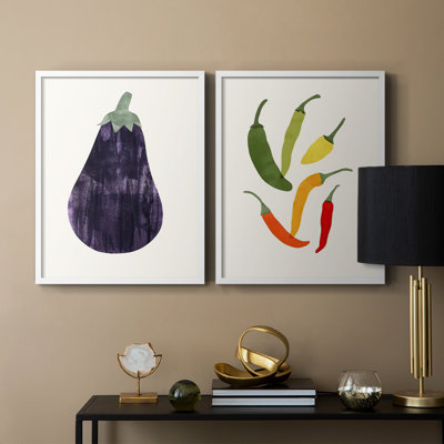 Organic Veg VIII-Premium Framed Print -Ready to Hang - No Nails Required - No Nails Required