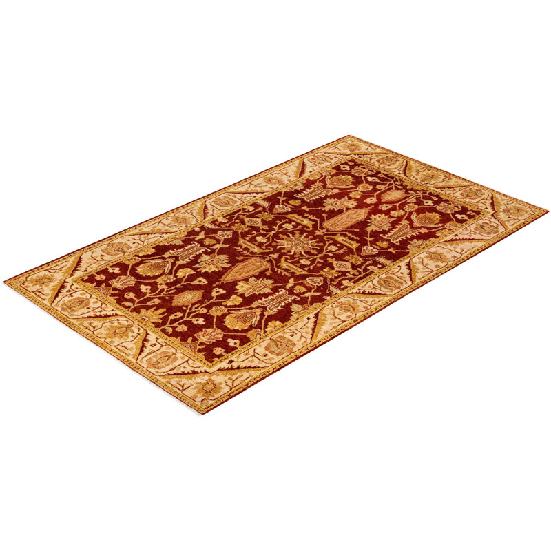 Eclectic One-of-a-Kind 5' 1" x 8' 8" Hand Knotted Area Rug