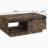 Rustic Oak Coffee Table with Sliding Barn Door