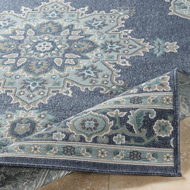 Cora Oriental Indoor / Outdoor Rug, Square 8'9"