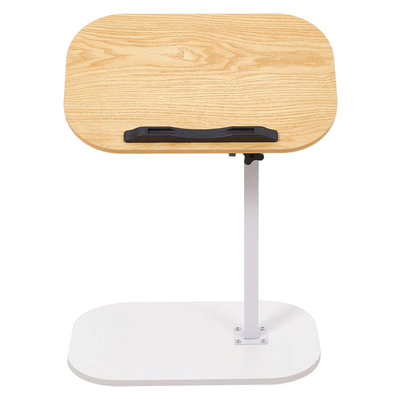 Adjustable Computer Desk, Yellow/White