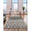 Tapis à poil long gris treillis Griego-647155762