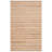 Hand Woven Wool/Jute/Cotton Striped Rug in Brown/Beige-1485356365