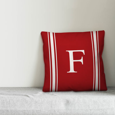  Monogram Throw Pillow
