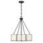 Hubbs 3 lumières Reiling en noir mat-1043622953