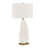 Uttermost Palm Leaf White Table Lamp