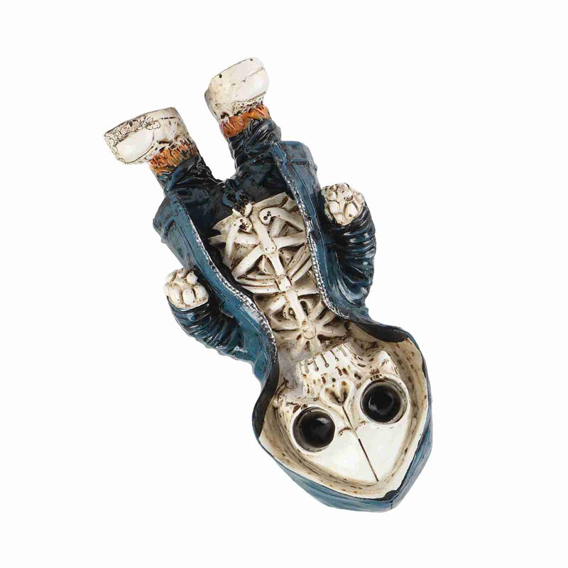 Figurine squelette en résine